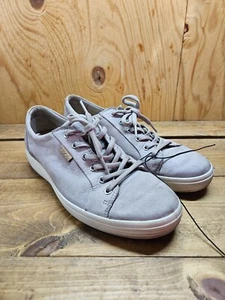 Scarpe da golf basse Ecco da uomo Soft7 sneaker taglia 43 EU 9-9,5 US casual grigio nabuk - Foto 1 di 8