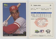 1991 Classic Best Cedar Rapids Reds Eugene Jones #22