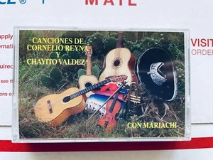 Canciones De Cornelio Reyna y Chayito Valdez Con Mariachi (Cassette, 1990) Texas - Picture 1 of 8