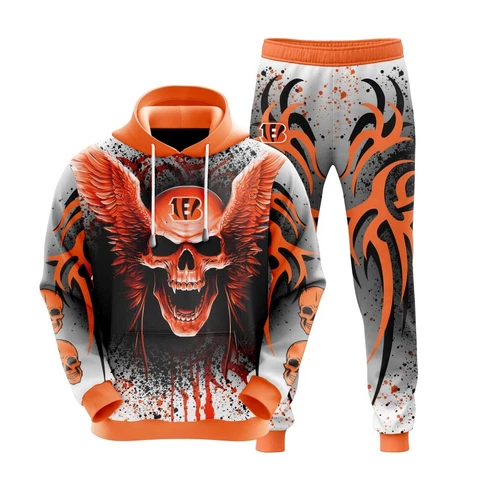 Cincinnati Bengals Hoodie/Sweatpants/Tracksuit Pullover Sweatshirt Jogging Pants Cover
