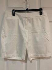 Charter Club Shorts w Belt Loops, Coin Pocket, Size 10 NWT WHITE