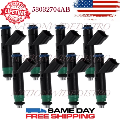 8x Inyectores de combustible Siemens OEM para Dodge Durango 2004 2005 2006 2007 4,7 L V8 Foto 1 de 4