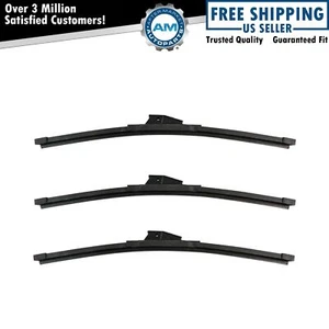 Trico Ice Windshield Wiper Blade Front & Rear 3pc Set - Picture 1 of 4