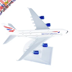 16cm 1/400 British Airways A380 Model Plane Alloy Diecast Airplane Collection a - Picture 1 of 16