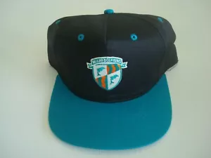 MIAMI DOLPHINS 90S GOLF BEACH SNAPBACK HAT CAP VINTAGE S5 - Picture 1 of 5