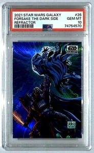 Forsake the Dark Side (Darth Vader) 2021 Star Wars Galaxy Refractor #26 PSA 10 - Picture 1 of 2