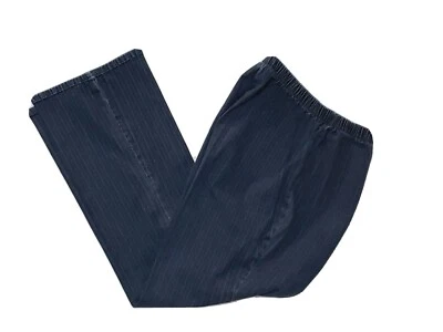 Main Street Blues Womens Cotton Spandex Boot Leg Pants Blue Denim Size H6 / 20W - Image 1 of 4