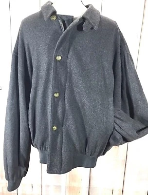 Vtg XL Majer Men's Gray 100% Cashmere Jacket - DAMAGED - XL Cutter - Image 1 of 4