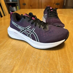 Zapatos para correr Asics Gel Excite 10 para mujer talla 8 púrpura oscuro parte superior baja ligeros - Imagen 1 de 7