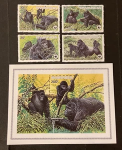 Rwanda Scott #1208-12 never hinged - Picture 1 of 1