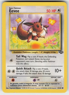 Eevee Common Jungle 51/64 Pokemon - Image 1 of 2
