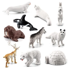 3X(10Pcs Simulazione Orso Coniglietto Guarnizioni Polari Orso Renna5576 - Foto 1 di 10