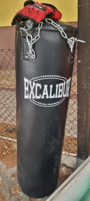 physionics 35x120cm 30kg Gefüllt Boxsack für Erwachsene mit 4-Punkt Stahlkette - Bild 1 von 2