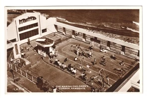 Ramsgate - The Marina, Children's Corner, amusements - c1950's Kent postcard - Picture 1 of 2