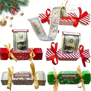 Christmas Crackers to Put Money In, DIY Candy-Style Surprise Money Holder - Picture 1 of 16