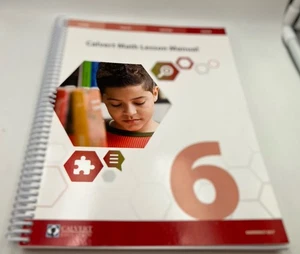 Calvert School Math Lesson Manual Grade 6 Home School Curriculum Book - Picture 1 of 8