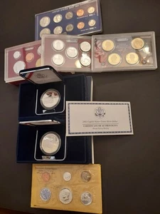 Lot of US Silver Proof Sets, 1964 Mint Sets & Proof Silver Dollars 90% - Picture 1 of 11