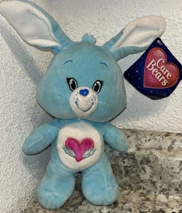 Care Bear Cousins Swift Heart Hase blau Plüsch 10 Zoll 2017 neu mit Etikett - Bild 1 von 2