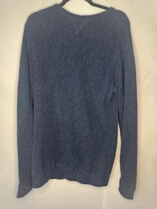 Peru Unlimited Baby Alpaka Wolle Pullover Rundhals Pullover Blau Herren XL - Bild 1 von 11