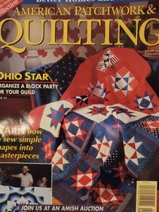 June 1997 American Patchwork & Quilting Magazine Summer Quilt Patterns - Bild 1 von 10