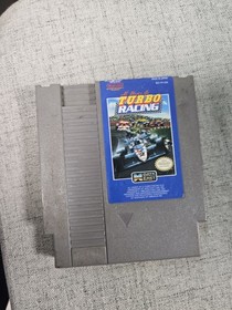 Al Unser Jr Turbo Racing Nintendo NES Video Game Pak Cartridge