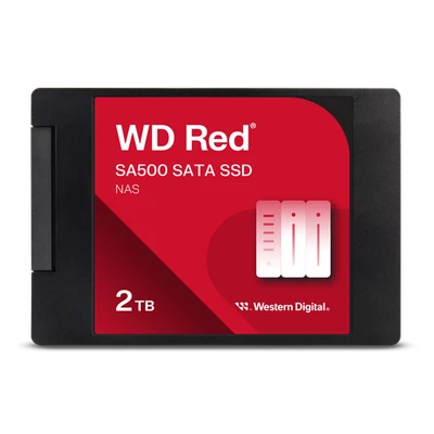 Western Digital 2TB WD Rojo SA500 NAS SATA SSD 2.5”/7mm Carcasa WDS200T2R0A-68CKB0 Foto 1 de 3