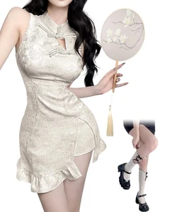 Abito da damigella cosplay JIURUN Cheongsam con copertina panino Halloween cosplay One-P 627 - Foto 1 di 8