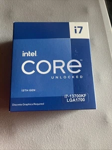 Intel Core i7-13700KF Processor (5.4 GHz, 16 Cores, LGA 1700) Box-BX8071513700KF - Bild 1 von 3