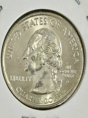 Mint Error Coin Washington Quarter 2008 P Alaska 6 Claws  - Image 1 of 4