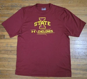Under Armour Iowa State Cyclones kurzärmliges lockeres T-Shirt rot Herren Lg - Bild 1 von 7
