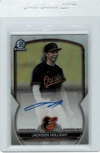 2023 Bowman Chrome Jackson Holliday Image Variation Autograph #7/99 Jersey Match - Bild 1 von 2