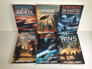 Anthony James  Guns Of The Federation Series Books 2 to 6  Paperback - Picture 1 of 17
