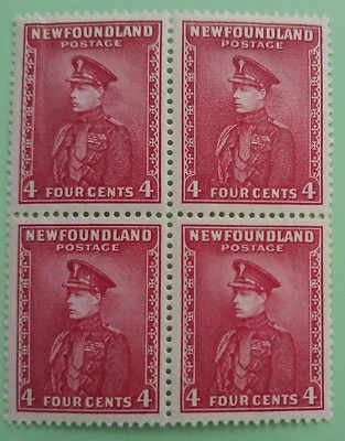 TERRANOVA - SC #189 - PRÍNCIPE DE GALES - BLOQUE DE 4 SELLOS - MH Foto 1 de 2