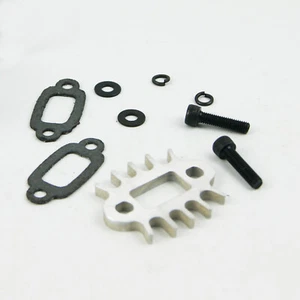 Aluminium spacer gasket fit Exhaust pipe Zenoah for KM HPI Rovan Baja 5B SS 5T - Picture 1 of 1
