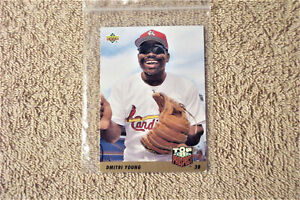 1993 UPPER DECK TOP 1993 PROSPECT (DMITRI YOUNG) THIRD BASE CARD #428