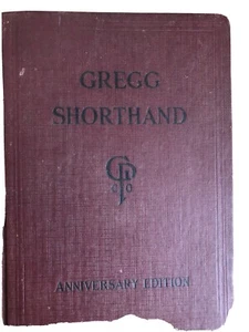 Gregg Shorthand Anniversary Edition 1929 Hardcover - Imagen 1 de 5