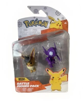 Jazwares Pokemon Bruja EEVEE & SABLEYE Halloween Figuras Batalla Pack Nintendo Foto 1 de 4