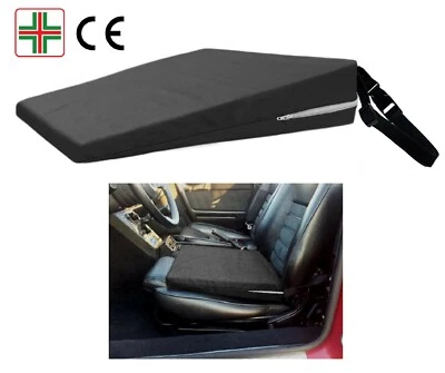 CUSCINO A CUNEO Rialzo per Sedile Auto Supporto Cuneiforme Correttore Postura - Immagine 1 di 4