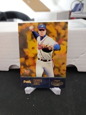#/699 CHIPPER JONES 2001 TOPPS GOLD LABEL CLASS 2 GOLD #21 BRAVES MINT