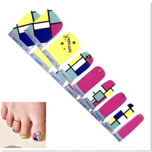 *CLEARANCE* Jaysea Arts Pedicure Polish Strips Color Bright Summer Nail Art B4G1 - Picture 1 of 2