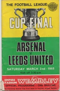Mar 68 ARSENAL v LEEDS UNITED League Cup Final - Picture 1 of 1