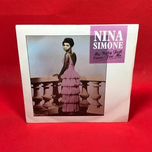 NINA SIMONE My Baby Just Cares For Me 1987 UK 7" Vinyl single Love Me Or Leave ~ - Picture 1 of 4