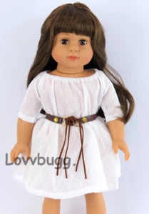 Vestido de Encaje Blanco para Chica Americana 18" Ropa de Muñeca Julie ENVÍO GRATUITO AGREGA LOVBUGG - Imagen 1 de 12