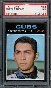 BB - 1971 - Topps - #558 - Hector Torres - PSA 7 - NM - Picture 1 of 2