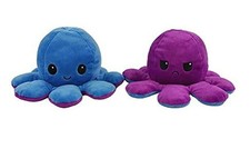 Peluche Polpo Polipo REVERSIBILE Pupazzo Vari Colori