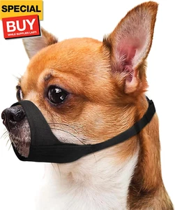 Short Snout Dog Muzzle for Small Medium Large Dog, Soft Muzzle for Chihuahua Shi - Picture 1 of 7