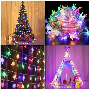 USB Powered Fairy String LED Lights Waterproof Star Decor Party Garden Outdoor - Picture 1 of 15