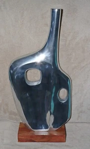 MCM BIOMORPHE 22" SKULPTUR AUF TEAK - Bild 1 von 2