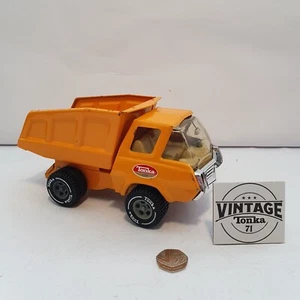 Vintage Tonka Spielzeug. SuperThrust Kippmuldenkipper. Pressstahl 70er Jahre. - Bild 1 von 11
