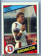 Topps - Standard Card - 1984 (Damaged - Top) - John Elway